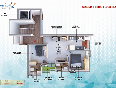 Second floor plan view 5